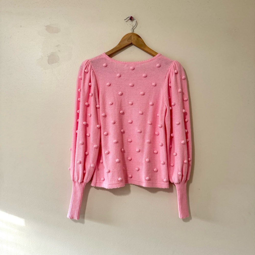 Lilly Pulitzer Sweater Pink Knot Knotted Long Sleeve Knitwear XS extra small - Picture 6 of 7